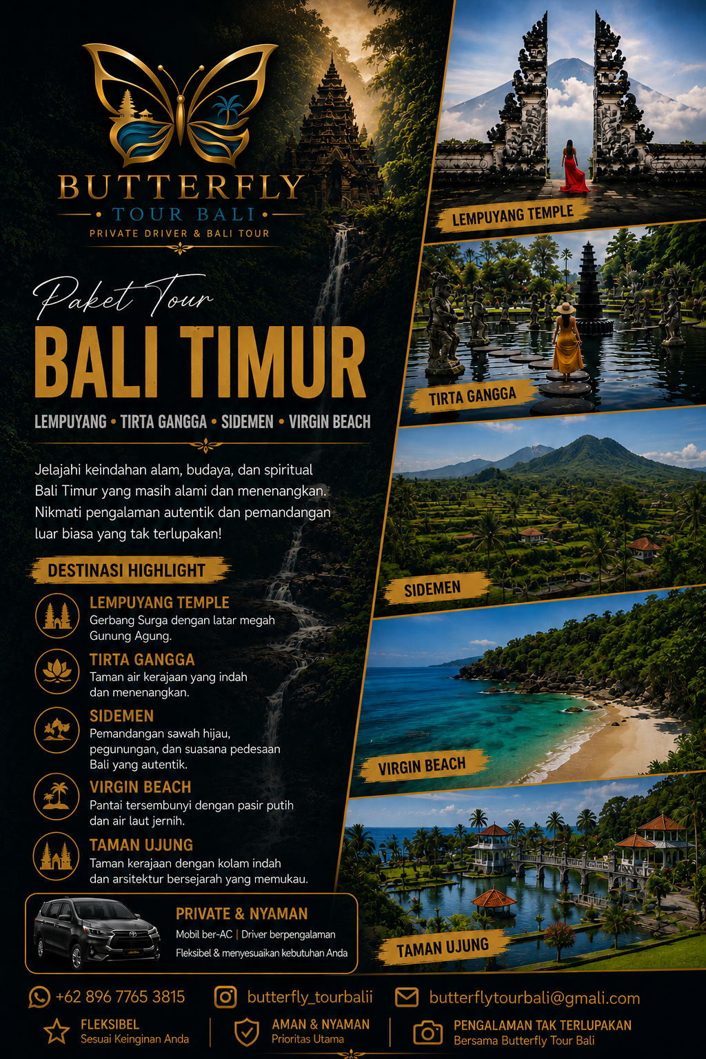 Paket tour Bali Timur