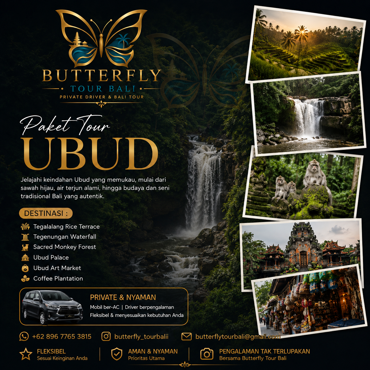 Paket tour Ubud